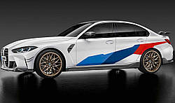 Накладки на пороги M Performance для BMW M3 G80