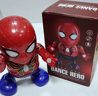 Танцующий интерактивный робот Человек Паук, интерактивная игрушка танцующий супер герой робот Spiderman
