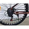 Велосипед гірський двоколісний однопідвісний на сталевій рамі TopRider 550 27,5" колеса 15" рама коричневий, фото 3