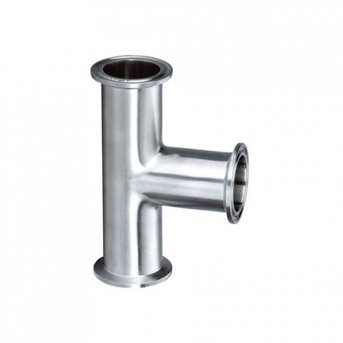 Тройник нержавіючий під клампове з'єднання 1,5" дюйма DN38 AISI304