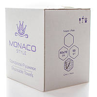 Полотенца, спанлейс, 40см*70см Сетка (50 шт. сложенные в пластах) TM Monaco Style