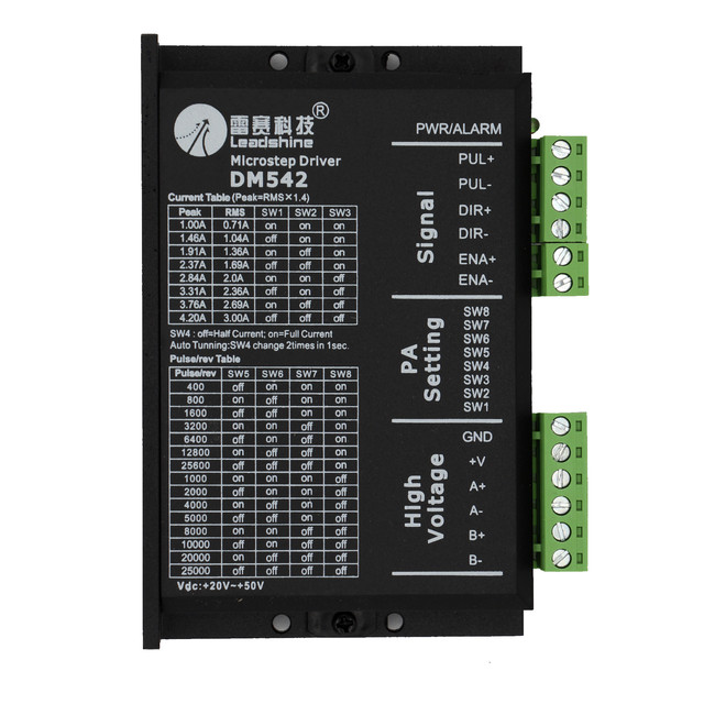 Цифровий драйвер для крокового двигуна DM542 Leadshine