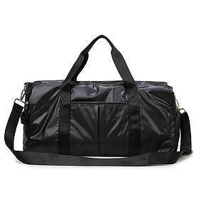 Спортивна сумка дорожня для ручної поклажі велика чорна