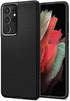 Чохол Spigen для Samsung Galaxy S21 Ultra — Liquid Air, Black (ACS02350)