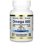 California Gold Nutrition, омега-800, ультраконцентрований риб’ячий жир із омега-3, у формі тригліцеридів kd-pur, 1000 мг, 30 капс