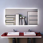 Дзеркало для ванної кімнати з підсвічуванням 1200х600 мм настінне LED для ванної кімнати, спальні, кафе, салону, магазину