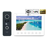 Комплект видеодомофона NeoLight NeoKIT HD + WF2 (+ вызывная панель PRIME FHD Black)