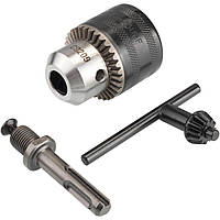 Патрон для дрелі металевий Richmann з ключем та адаптером SDS + 1,5-13 мм 1/2" (C9209)