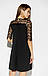 Жіноче літнє шифонове плаття, чорне, фото 4