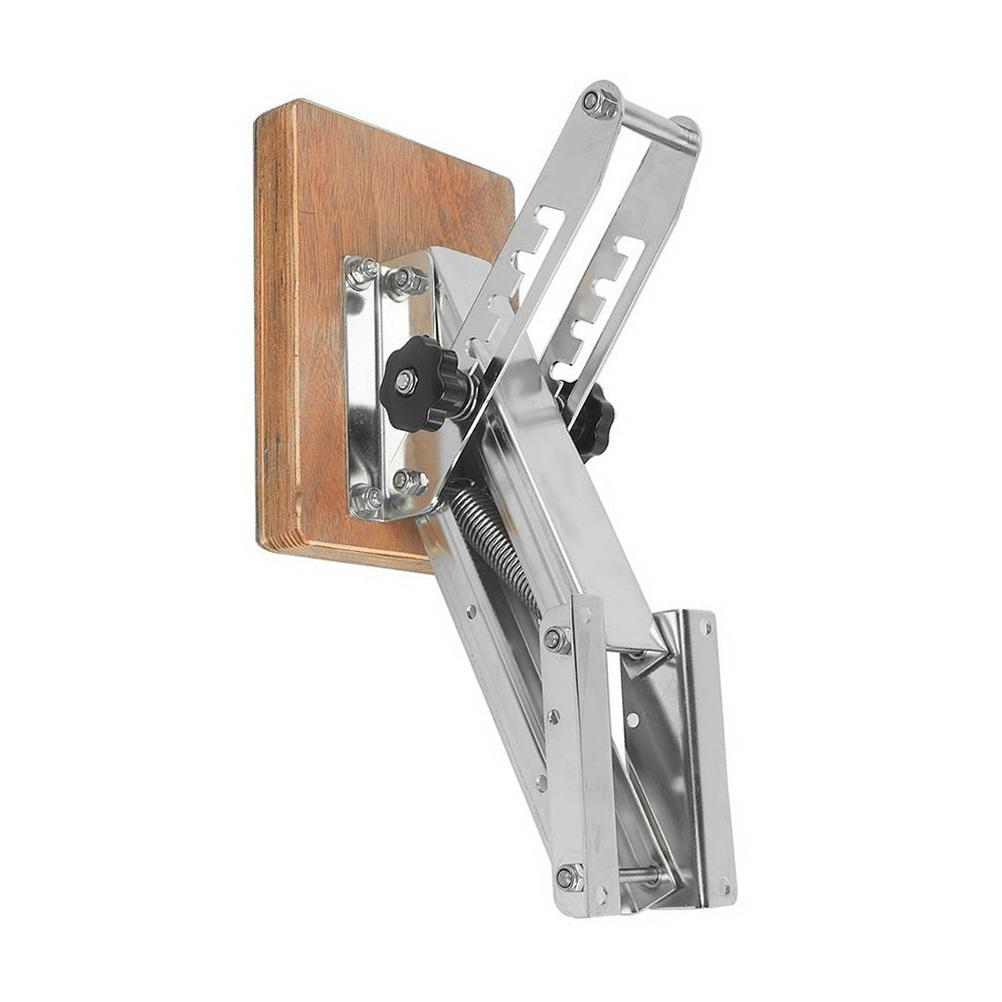 Навісний транець неіржавка сталь для човнового мотора 15-40 кг пластина дерево 03501005W