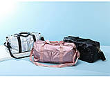 Спортивна сумка дорожня для ручної поклажі велика чорна, фото 2