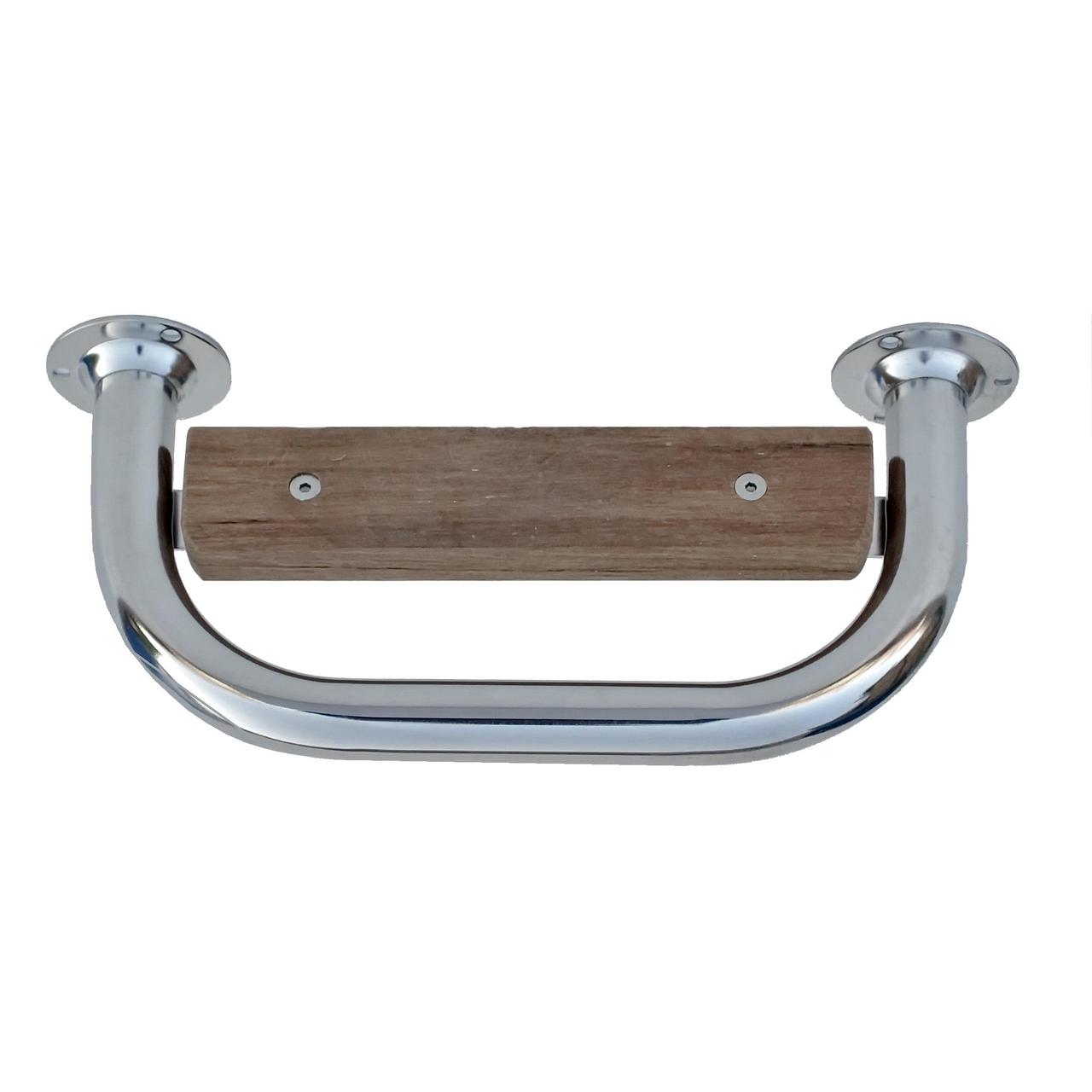 Ступінька для судна дерево-неіржавка HF04-063SA 270X130 mm