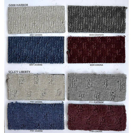 Стрижний килимок для човна катера яхти Sparta Graphite 1 м.п. щільність 20 oz, фото 2