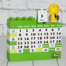 Вічний календар Конструктор (Лего) з чоловічком