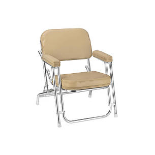 Сидіння туристичне алюмінієве Aluminum Folding Chair пісочне, фото 2