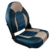 Крісло для човна яхти SET SKIPPER PREMIUM синьо/блакитне 1061069-B