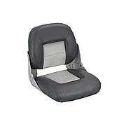 Сидіння човнове складане Cruistyle низька спинка 75114GC сіро/вугільне