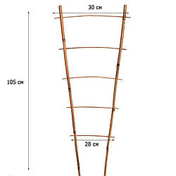Драбина бамбукова Деколайн 105 см (S2) N8003