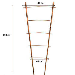 Драбина бамбукова Деколайн 150 см (S2) N8005