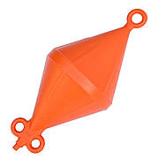 Швартувальний поплавець-бай на воду Lalizas 16413 жовтогарячий 220х540 мм