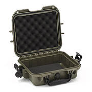 Пластиковий кейс водонепроникний для документів лунота телефона акумулятора модель 3050 зелений