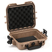 Пластиковий кейс водонепроникний для документів лунота телефона акумулятора модель 3050 пісочний