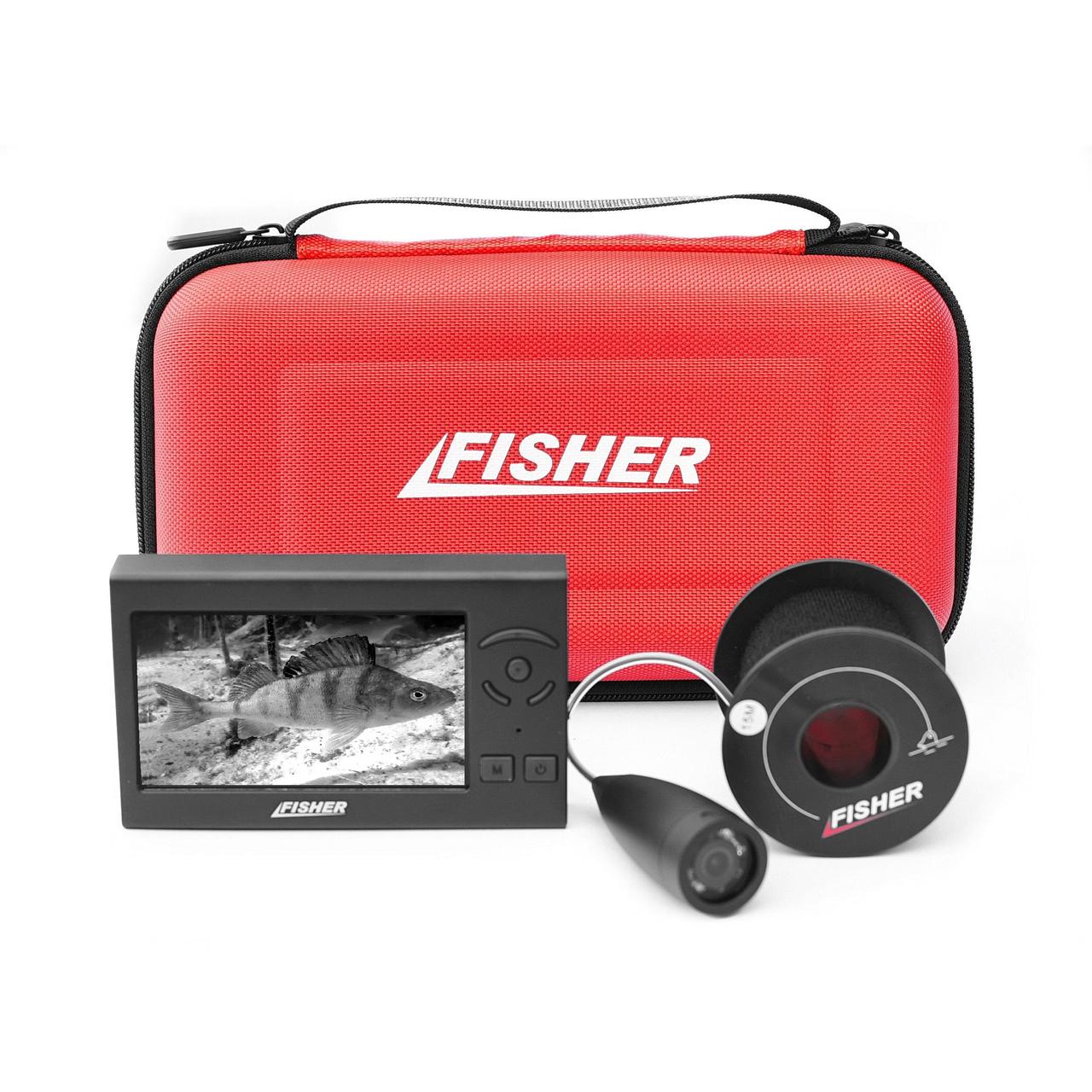 Підводна камера для зимової та літньої риболовлі Fisher F430 у чохлі 15 м