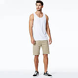 Чоловіча трикотажна однотонна базова літня майка, фото 2