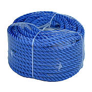 Мотузка якірна для швартування 30м 8мм синя поліестер універсальна універсальна