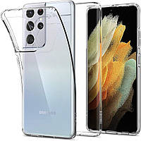 Чохол Spigen для Samsung Galaxy S21 Ultra — Liquid Crystal, Crystal Clear (ACS02347)