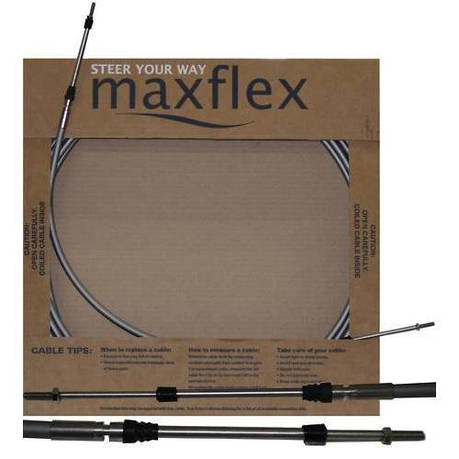 Трос газ-реверс для човнового мотора MAXFLEX PINNACLE 12FT нержавійка 3.65м, фото 1