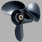 Гвинт гребний для човнового мотора Suzuki 58100-95222-019 40 л.с. S-40HP 3×11-1/2×11 PANA-SILVER алюмінієвий