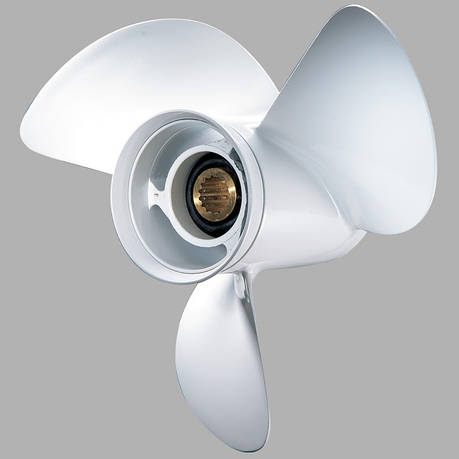 Гвинт гребний для човнових моторів Yamaha 663-45947-02-EL 40-60 л.с. PANA-SILVER 11-5/8×11 алюмінієвий, фото 1