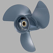 Гвинт гребний для човнового мотора Honda 40-50 л.с. PANA-SILVER H40 11×15 алюмінієвий