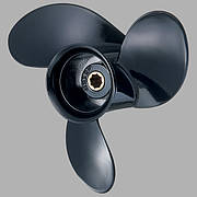 Гвинт гребний для човнового мотора Mercury 48-19640A40 9.9-25 л. PANA-SILVER 10-3/8×13 алюмінієвий