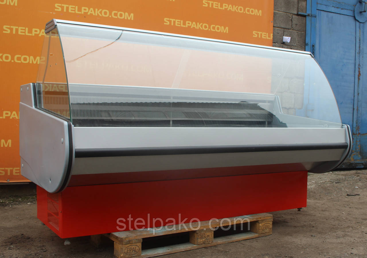 Холодильна охолоджувана вітрина «Рос Siena» 2.1 м. (Україна), нового зразка, Б/у, фото 1