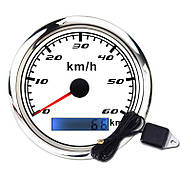 GPS спідометр в судно 60 км/год I GAUGE WPSP270-GPS-60W білий