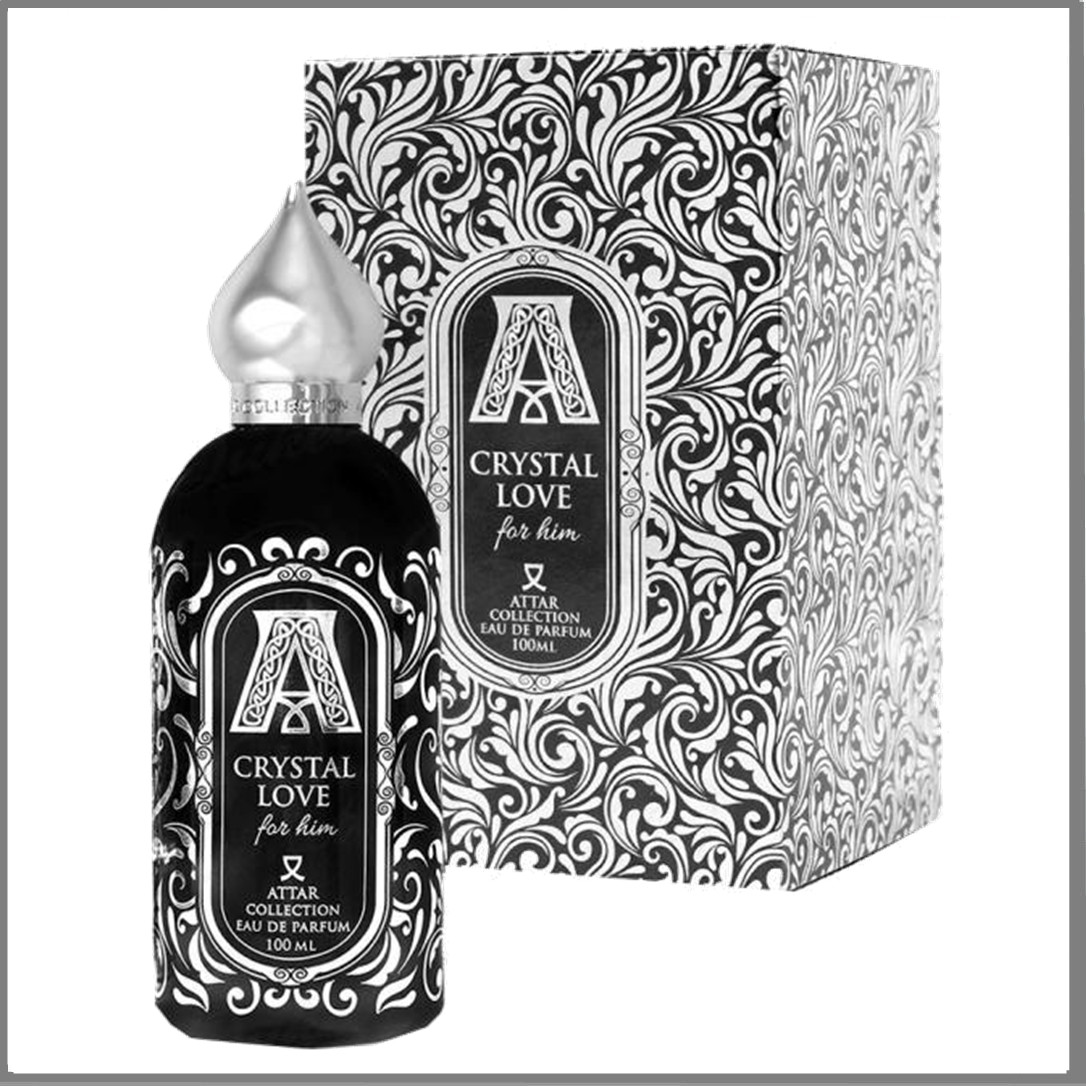 Attar Crystal Collection Love for Him парфумована вода 100 ml. (Аттар Колекшн Кристал Лав фор Хім), фото 1