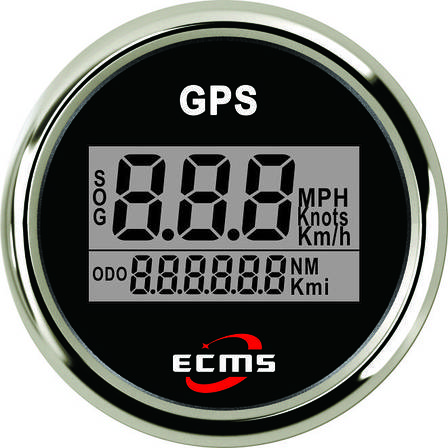 GPS спідометр ECMS (чорний), фото 2