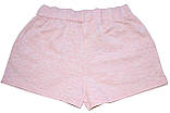 Шорти літні для дівчаток, короткі рожеві 122 см, 128 см, Фламінго, фото 2