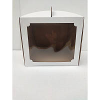 Коробка для торта с окном 25х25х25
