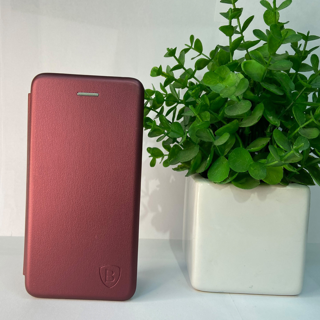 Чохол-книжка Xiaomi Redmi 7a Бордовий, фото 1