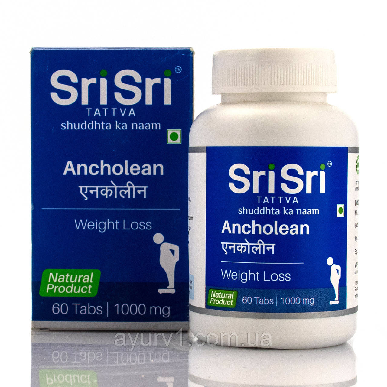Анчо леан 1000 мг — 100% натуральний продукт/Angho Lean Weight Loss/60 таб