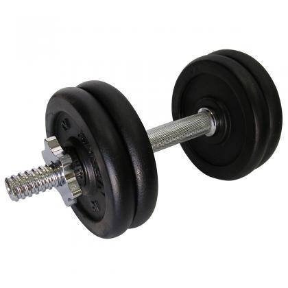 Гантель металева розбірна з покриттям розбірна гантель для тренувань гантель для дому Newt Home 10 кг, фото 2