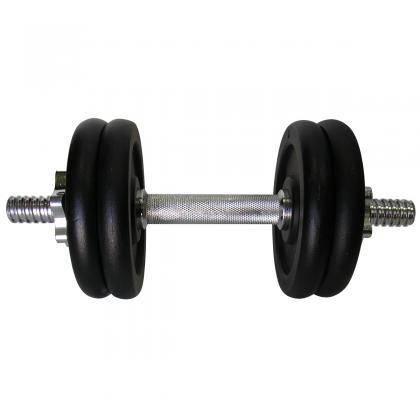 Гантель металева розбірна з покриттям розбірна гантель для тренувань гантель для дому Newt Home 10 кг, фото 3