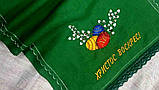 Салфетка пасхальная с вышивкой с зеленого льна (0,75. * 0,42м.), фото 2
