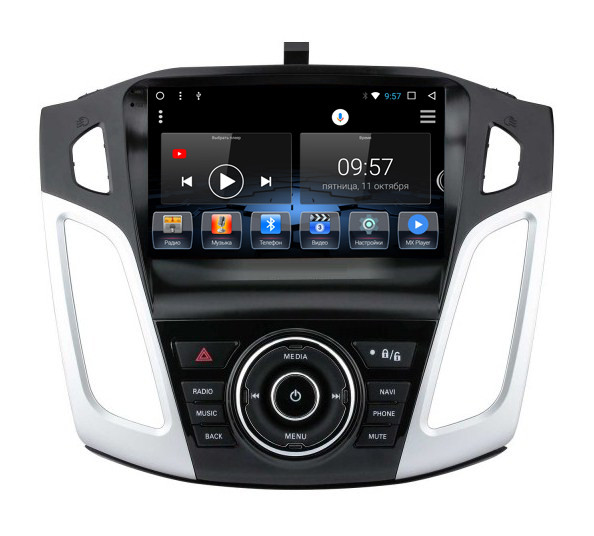 Штатна магнітола для Ford Focus 3 2011-2018 (з кнопками) на Android