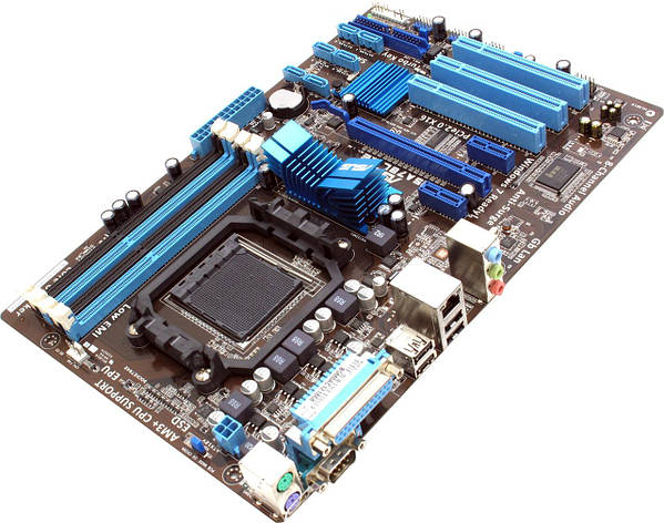 Материнська плата ASUS M5A78L LE Socket AM3+ (б/у) +планка, фото 1