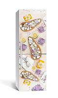 Пленка самоклеющаяся для холодильника Лавандовый акцент 65х200 см, обои для холодильника