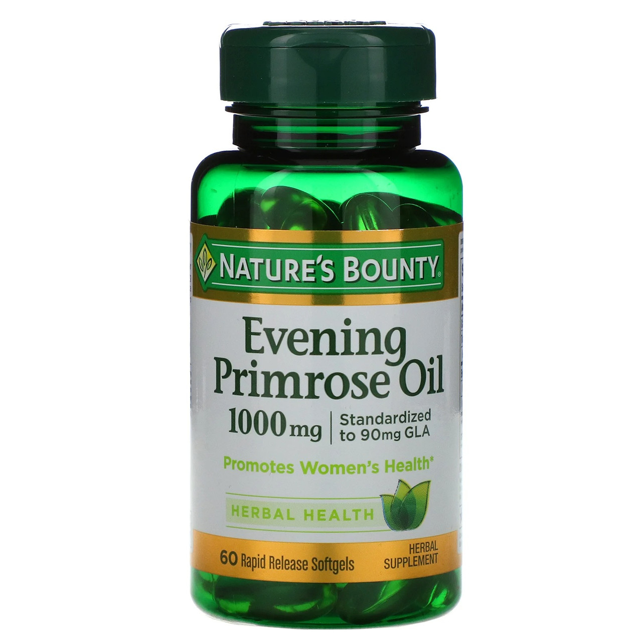 Олія Примули Вечірньої 1000 мг Nature's Bounty Evening Primrose Oil для жіночого здоров'я та краси 60 капсул